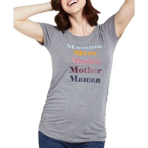 Motherhood Maternity Mamma Tee Size Medium - Picture 1 of 7